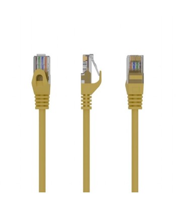 PATCH CABLE CAT6 UTP 0.25M/YELLOW PP6U-0.25M/Y GEMBIRD