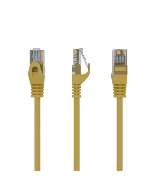 PATCH CABLE CAT6 UTP 0.25M/YELLOW PP6U-0.25M/Y GEMBIRD