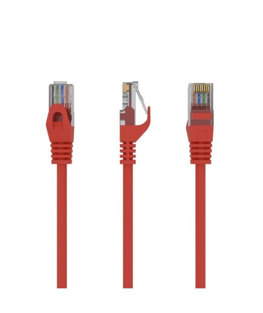 PATCH CABLE CAT6 UTP 2M/RED PP6U-2M/R GEMBIRD