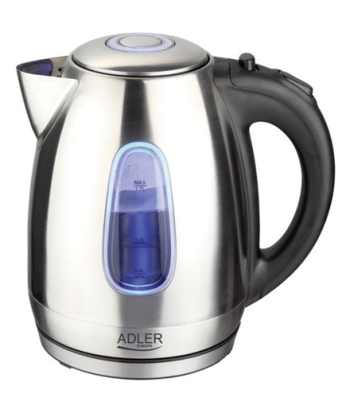Adler AD 1223 Standard, Stainless steel, Stainless steel, 2200 W, 360° rotational base, 1.7 L