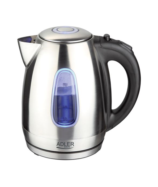 Adler AD 1223 Standard, Stainless steel, Stainless steel, 2200 W, 360° rotational base, 1.7 L
