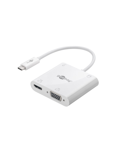Goobay USB-C multiport adapter HDMI + VGA + PD 100 W 52418