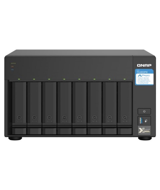 NAS STORAGE TOWER 8BAY/NO HDD TS-832PX-4G QNAP