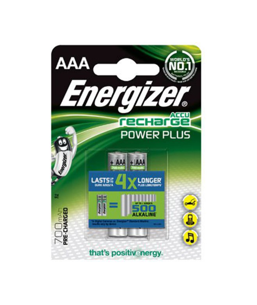 Energizer AAA/HR03, 700 mAh, Rechargeable Accu Power Plus Ni-MH, 2 pc(s) Energizer AAA/HR03, 700 mAh, Rechargeable Accu Power Plus Ni-MH, 2 pc(s)