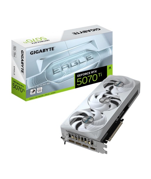 Видеокарта GIGABYTE NVIDIA GeForce RTX 5070 Ti 16 GB GDDR7 256 bit PCIE 5.0 16x Triple slot Fansink 1xHDMI 3xDisplayPort