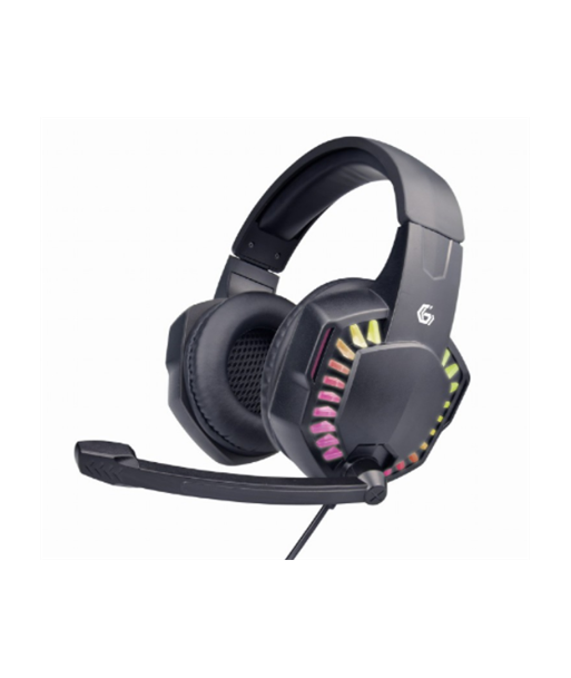 Gembird, Wired, On-Ear, Microphone, Gaming headset with LED light effect, GHS-06 Gembird, Wired, On-Ear, Microphone, Gaming headset with LED light effect, GHS-06