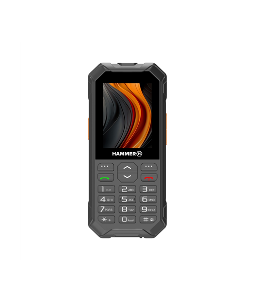 Hammer 6 LTE, Black, 2.4", IPS, 48 MB, 128 MB, Dual SIM, Nano SIM, 3G, Bluetooth, 2.1, USB version Type-C, Built-in camera