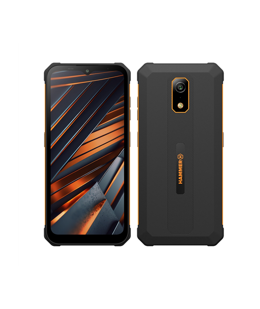 Hammer Iron, Va, Orange-black, 6.56", IPS, 720 x 1612 pixels, Mediatek, G36, Internal RAM 4 GB, 64 GB, microSD, Dual SIM, Nano Hammer Iron, Va, Orange-black, 6.56", IPS, 720 x 1612 pixels, Mediatek, G36, Internal RAM 4 GB, 64 GB, microSD, Dual SIM, Nano