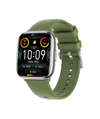 Умные часы myPhone Watch Pastel, AMOLED, 1.75", Waterproof, Silver Green