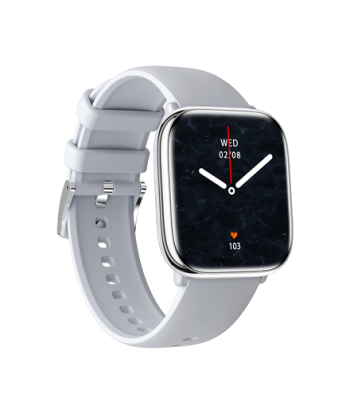 Смарт-часы myPhone Watch Pastel, AMOLED 1,75", водостойкие, серебристо-серые
