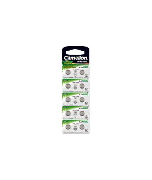 Camelion, AG13/LR44/357, Alkaline Buutoncell, 10 pc(s) Camelion, AG13/LR44/357, Alkaline Buutoncell, 10 pc(s)