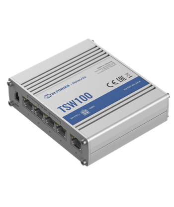 Switch TELTONIKA TSW100 5xRJ45 PoE+ ports 4 120 Watts TSW100