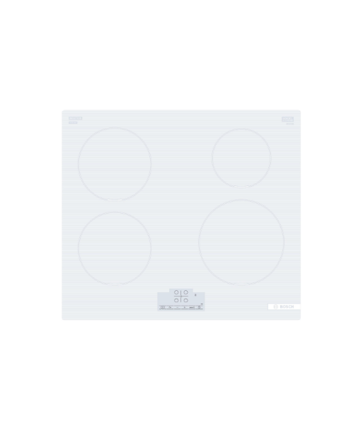 Pliidiplaat Bosch, PUE612BB1J, Induction, Number of burners/cooking zones 4, Touch, Timer, White