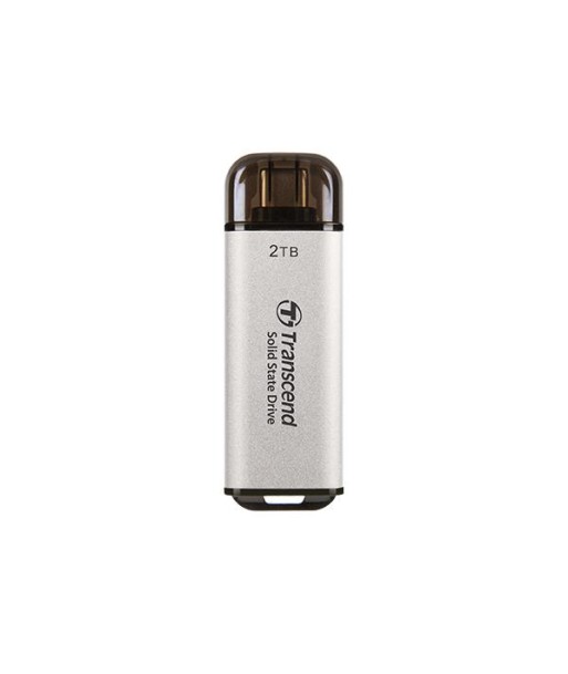 External SSD TRANSCEND ESD300 2TB USB-C Write speed 950 MBytes/sec Read speed 1500 MBytes/sec TS2TESD300S