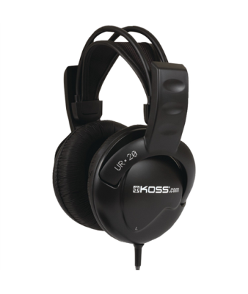 Наушники Koss DJ Style UR20 Wired, On-Ear, 3.5 mm, Noise canceling, Black
