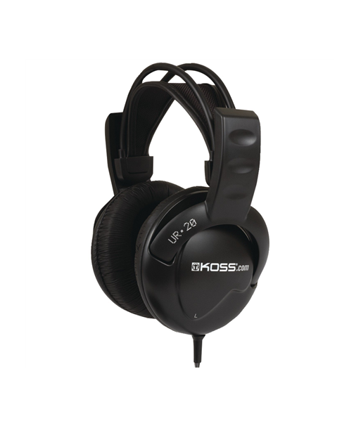 Koss DJ Style UR20 Wired, On-Ear, 3.5 mm, Noise canceling, Black