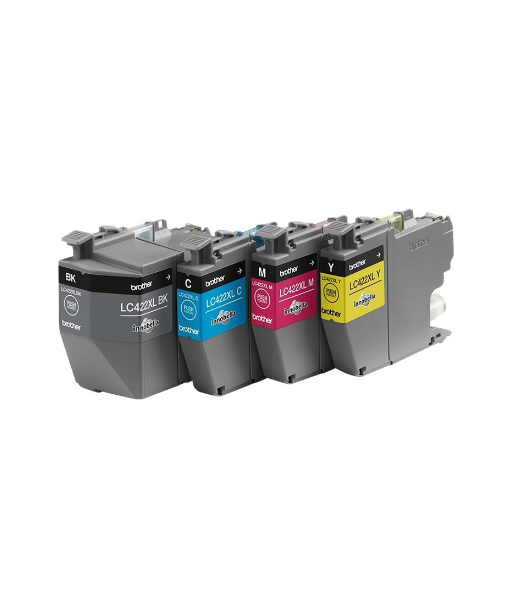 Brother LC422XLVAL | Ink Cartridge | Black, Cyan, Magenta, Yellow