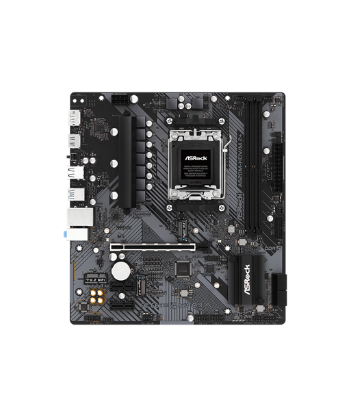 ASRock A620M-HDV/M.2+, Processor family AMD, Processor socket AM5, DDR5, Supported hard disk drive interfaces SATA, M.2