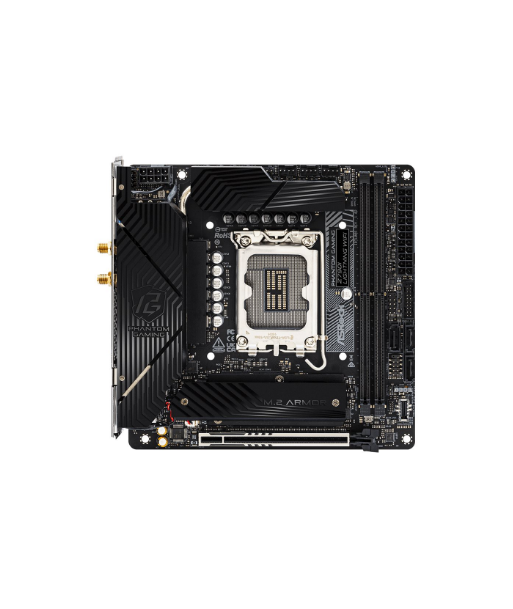 ASRock B760I LIGHTNING WIFI, Processor family Intel, Processor socket LGA1700, DDR5, Supported hard disk drive interfaces SATA