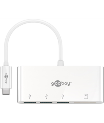 Goobay USB-C Multiport Adapter to 3x USB-A, Cardreader | 40759