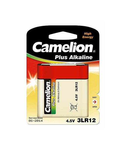 Camelion 4.5V 3LR12 Alkaline Patarei (1 tk) - Usaldusväärne Toide Sinu Seadmetele! Camelion 4.5V 3LR12 Alkaline Patarei (1 tk) - Usaldusväärne Toide Sinu Seadmetele!