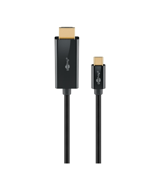 Goobay USB-C to HDMI Cable 4K at 60 Hz, 1 m | 75696 Goobay USB-C to HDMI Cable 4K at 60 Hz, 1 m | 75696