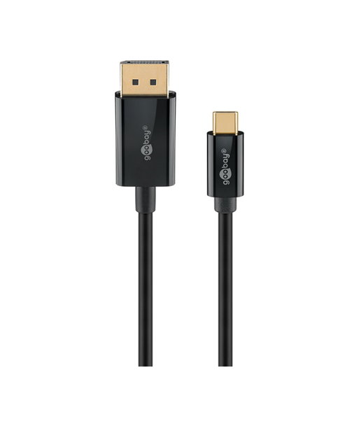 Goobay USB-C to DisplayPort Cable 4K at 60 Hz, 1 m | 75704 Goobay USB-C to DisplayPort Cable 4K at 60 Hz, 1 m | 75704