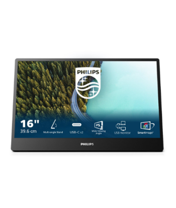 Philips 16B1P3302D/00, 16", IPS, 75 Hz, 4 ms, 1920 x 1080 pixels, 250 cd/m²