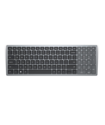 Клавиатура Dell, KB740, Wireless, US, Titan Gray, 2.4 GHz, Bluetooth 5.0, 506 g