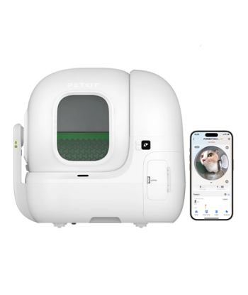 PETKIT Automatic Cat Litter Box | PUROBOT MAX Pro | White