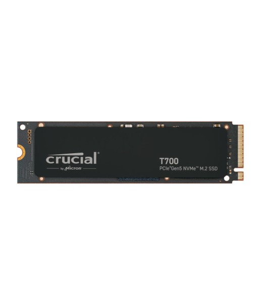 SSD CRUCIAL T700 4TB M.2 PCIe Gen5 NVMe TLC Write speed 11800 MBytes/sec Read speed 12400 MBytes/sec TBW 2400 TB CT4000T700SSD3 SSD CRUCIAL T700 4TB M.2 PCIe Gen5 NVMe TLC Write speed 11800 MBytes/sec Read speed 12400 MBytes/sec TBW 2400 TB CT4000T700SSD3