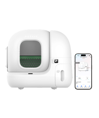 PETKIT PURA MAX 2 Самоочищающийся Кошачий Туалет Зеленый + Магнитный Съемник Наполнителя Белый