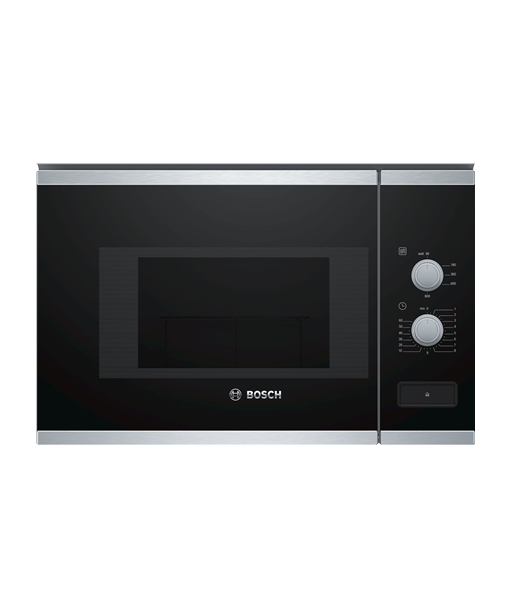 Микроволновая печь Bosch, BFL520MS0, Built-in, 20 L, 800 W, Stainless steel/Black Микроволновая печь Bosch, BFL520MS0, Built-in, 20 L, 800 W, Stainless steel/Black