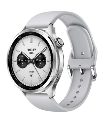 Xiaomi Watch S4, Smart watch, GPS (satellite), AMOLED, 1.43", Waterproof, Silver