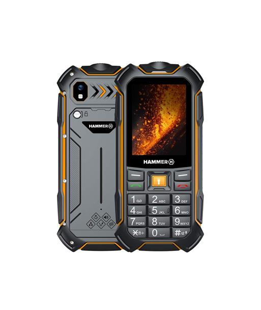 Hammer Boost LTE, Black, 2.4", IPS, 64 MB, 256 MB, Dual SIM, 3G, Main camera resolution 2 MP, 3500 mAh