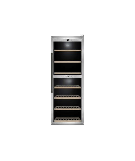Veinikülmik Caso, WineComfort 1260 Smart, Energy efficiency class G, Free standing, Bottles capacity 126, Stainless