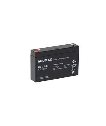 BATTERY 6V 7.2AH/AM7.2-6 ACUMAX EMU