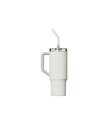 Xiaomi, Straw Mug, Capacity 1 L, Material Stainless steel, White