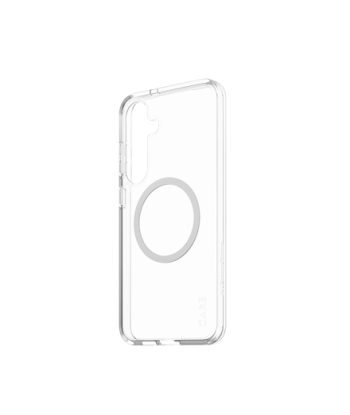 CARE by PanzerGlass Flagship Case Transparent Urban Combat w. White Qi Compatible Samsung Galaxy S25 | CARE