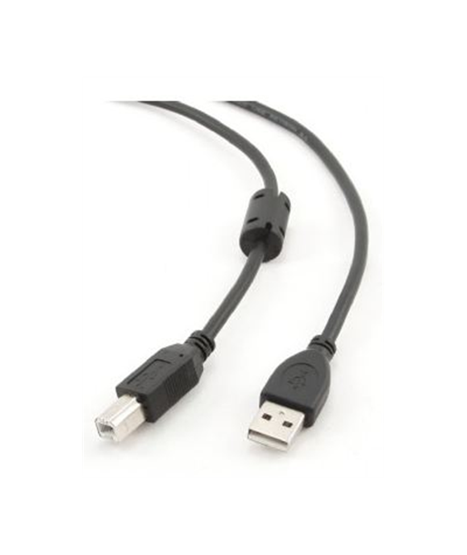 Cablexpert 1.8m USB 2.0 A/B M 1.8 m m, Black