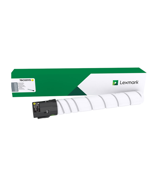 Tooner Lexmark Toner Cartridge, 76C00Y0, Yellow