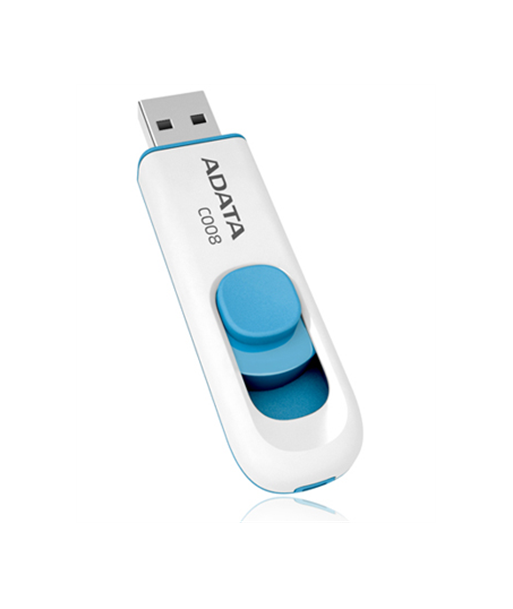 ADATA C008 32GB USB 2.0 MĂ€lupulk - Valge/Sinine ADATA C008 32GB USB 2.0 MĂ€lupulk - Valge/Sinine