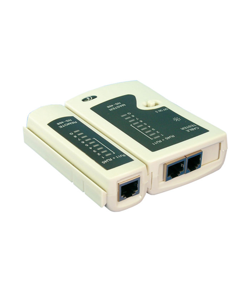 Logilink Cable tester for RJ11, RJ12 and RJ45 with remote unit
