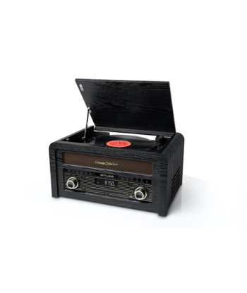 Виниловый проигрыватель Muse, micro system, MT-115W, USB port, AUX in, CD player, FM radio, Wireless connection