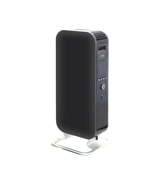 Õliradiaator Mill Heater AB-H1000DN, 1000 W, Number of power levels 3, Suitable for rooms up to 12-16 m², Black