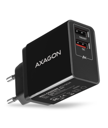 MOBILE CHARGER WALL USB 24W/2PORT ACU-QS24 AXAGON