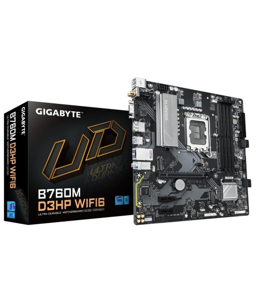 Mainboard GIGABYTE Intel B760 Express LGA1700 Micro-ATX Memory DDR5 Memory slots 4 2xPCI-Express 3.0 1x 1xPCI-Express 4.0 16x