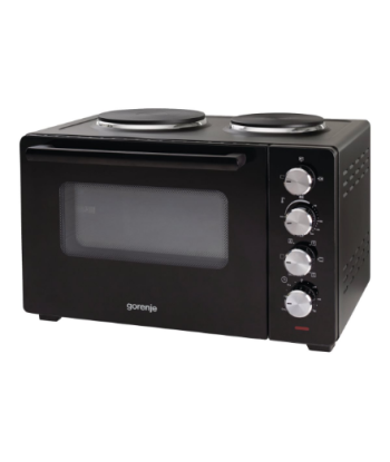 Ahi Gorenje, Mini, OM30GBX, 30 L, Number of burners/cooking zones 2, 1600 W, Black