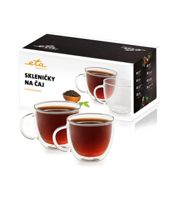 ETA, Set of Glass Mugs, 2 pcs, ETA915391000, 2 pc(s), Dishwasher proof