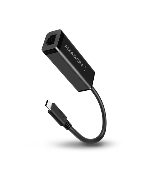 AXAGON ADE-SRC USB-C 3.2 Gen 1 - Gigabit Ethernet adapter, auto install, BLACK